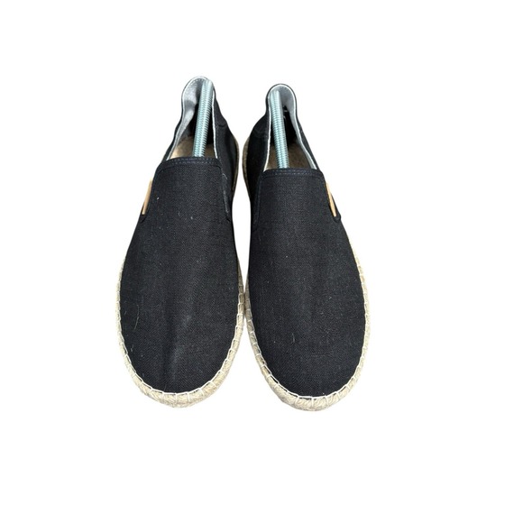Olukai Kayla Pa'a Kapa Black Espadrille Flats Size 10 - Picture 3 of 9
